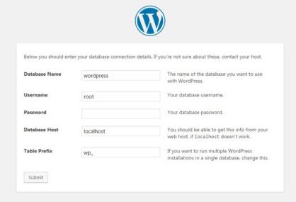 Step 2 how to build a WordPress website offline