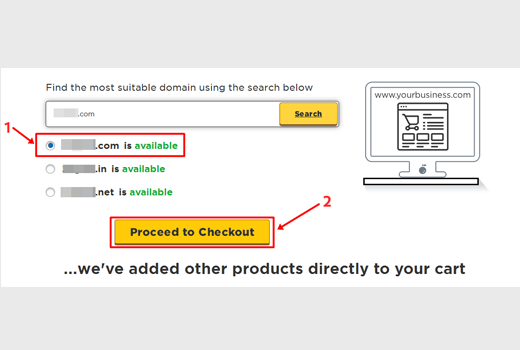 How to start a blog with hostgator checkout button